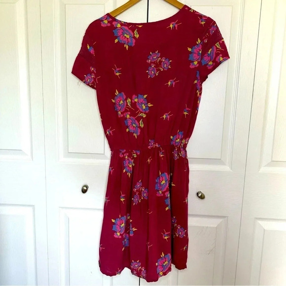 Matilda Jane Womens Make Believe Art Class Mini Dress Floral Short Sleeve Siz… - Picture 3 of 9